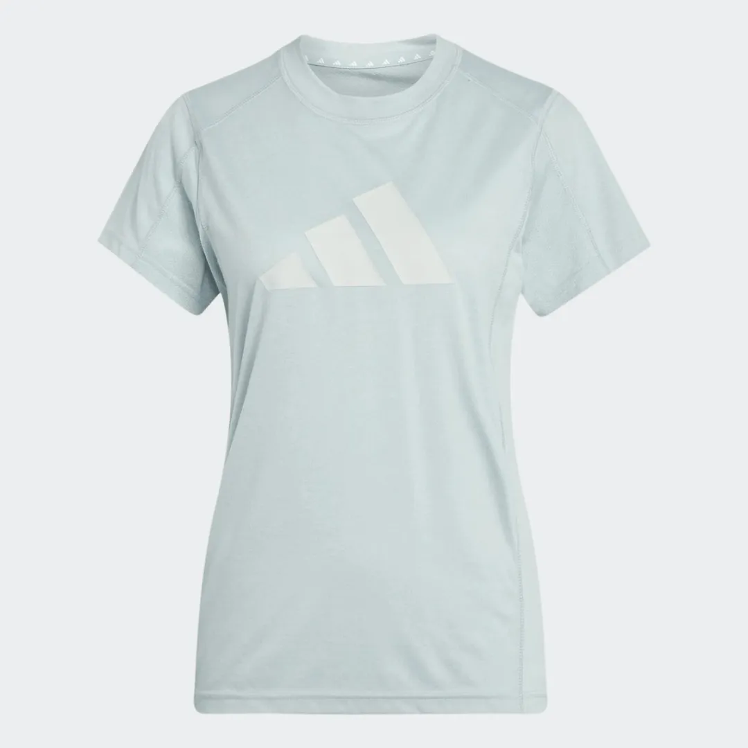 Adidas We Logo Tee Dames - Mintgroen - Maat S