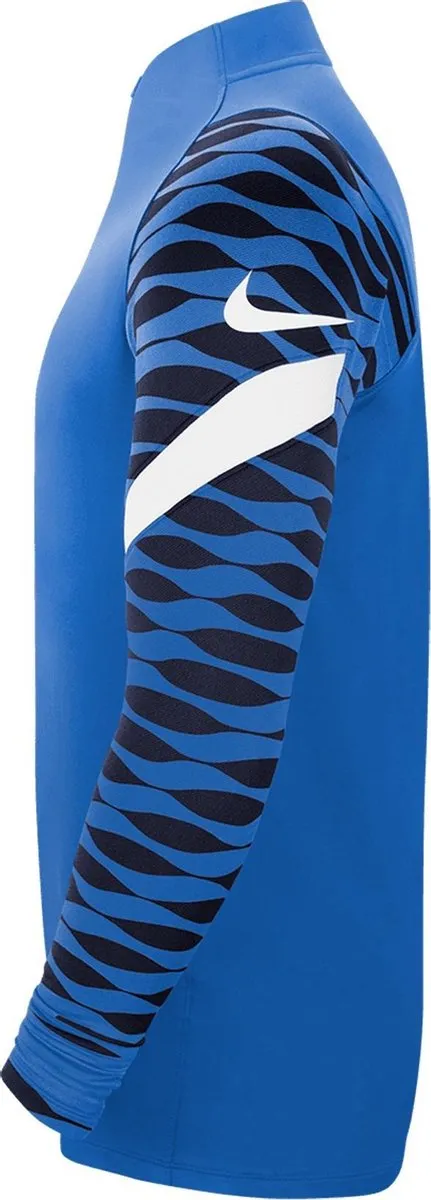 Nike Dri-FIT Strike Trainingssweater Heren L - Blauw/Zwart/Wit