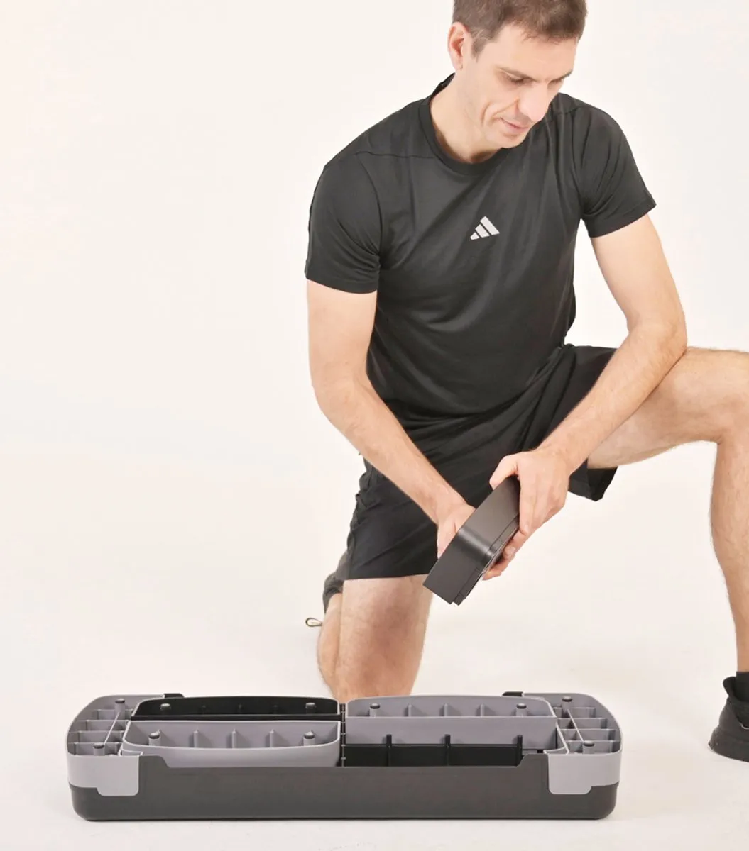 Schildkröt Fitness Stepper - Zwart/Grijs
