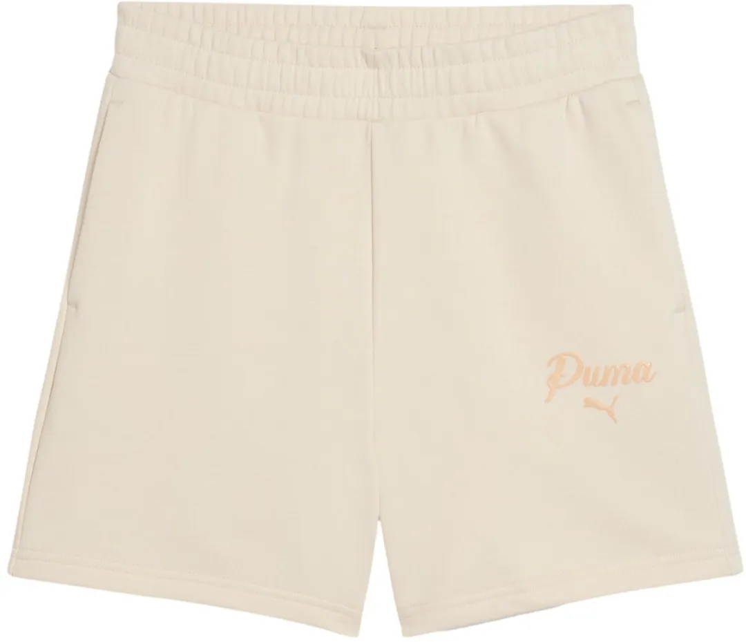 PUMA Essential Graphics 5in Short - XL - Ecru