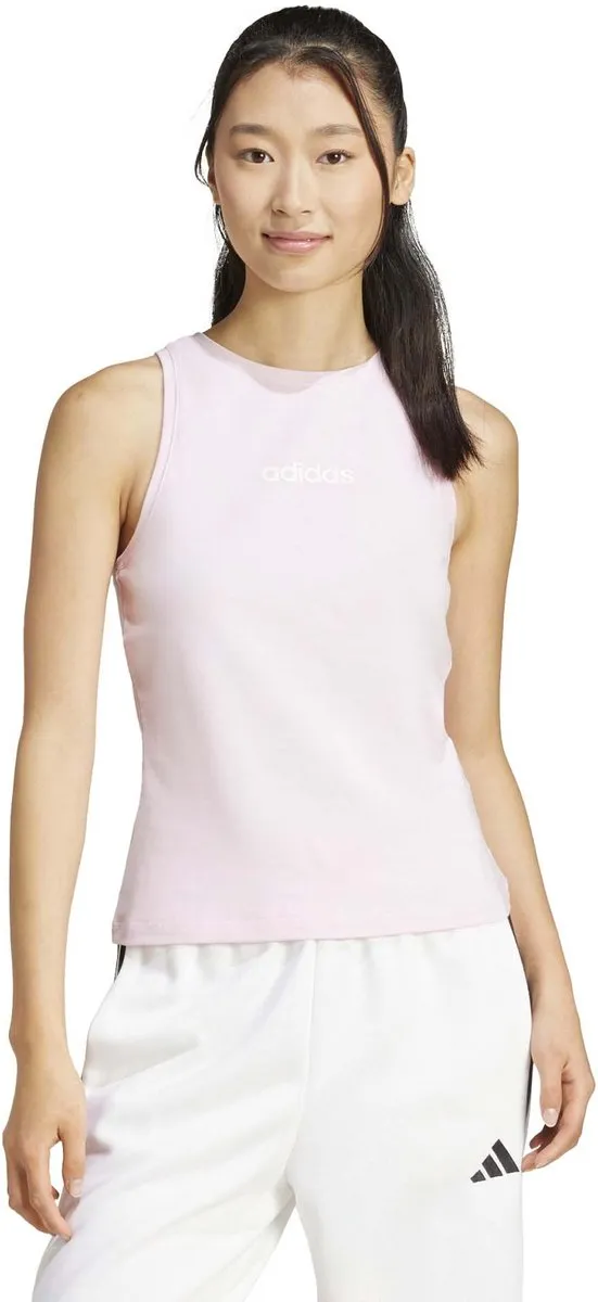 Adidas Sport W Lin Sj Tk Topje - Roze M
