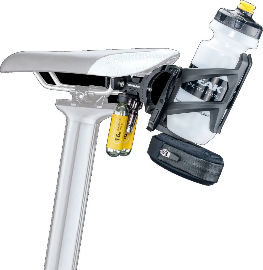 Topeak Tri-BackUp Elite 90 Bidonhouder - Zwart