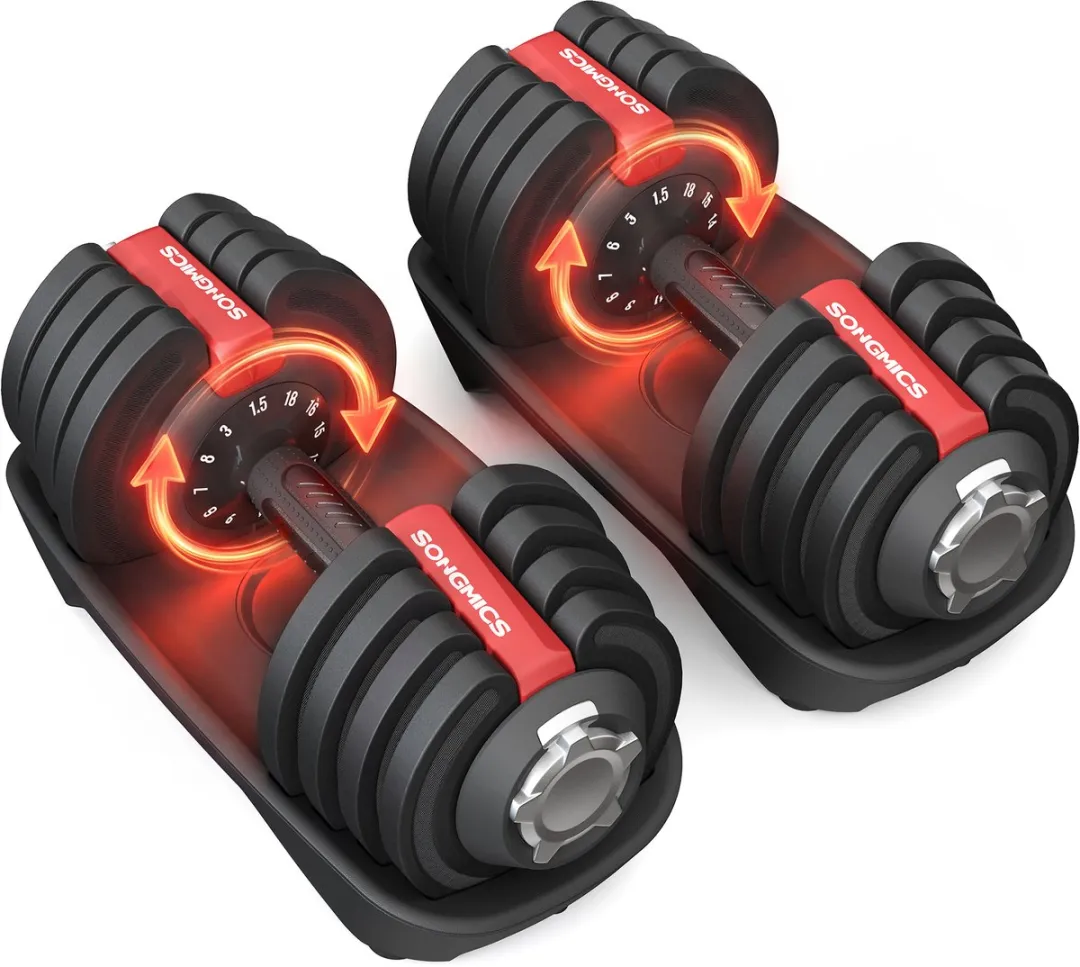 Songmics SYL536R101 Verstelbare Halters 1-18kg