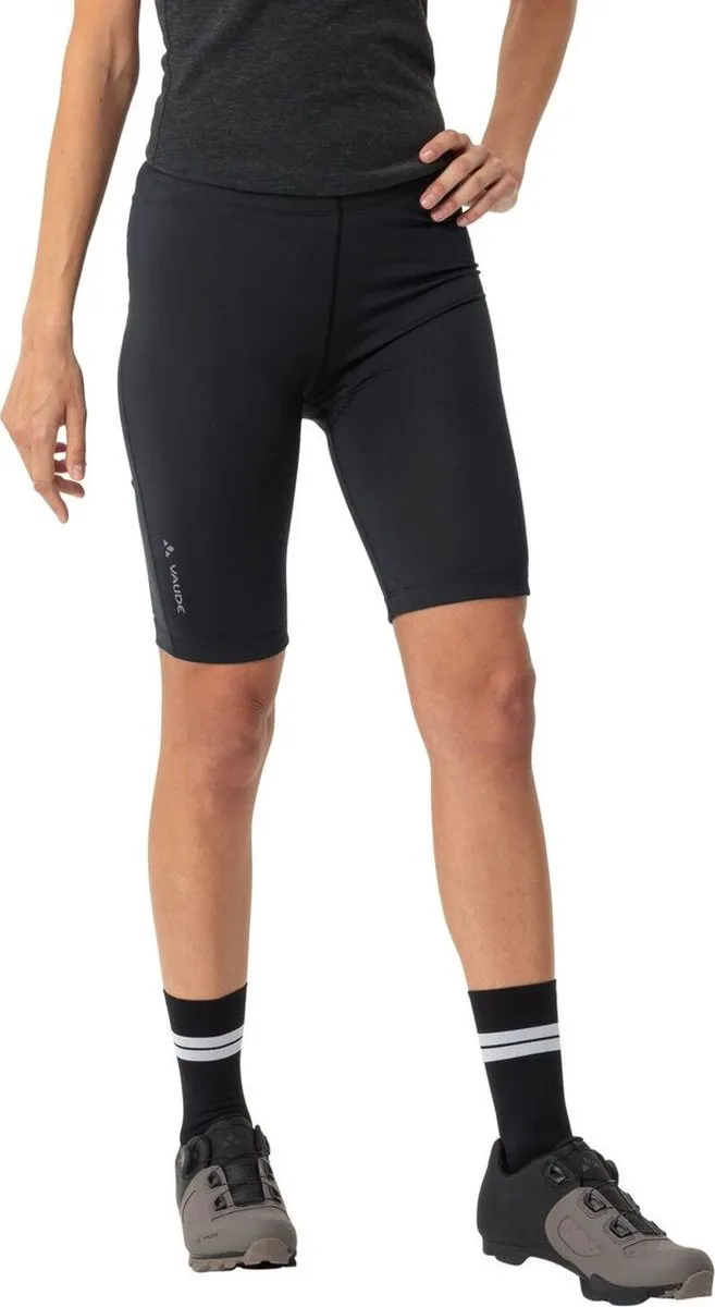 Vaude Matera Tights II Fietsbroek kort dames M - Zwart