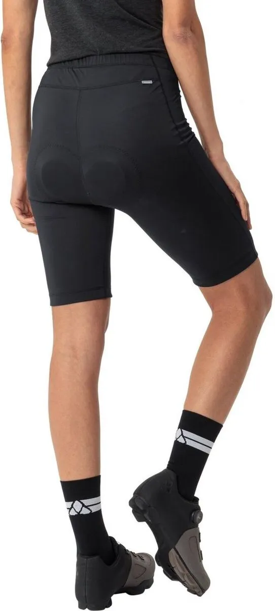 Vaude Matera Tights II Fietsbroek kort dames M - Zwart - afbeelding 6 van 6