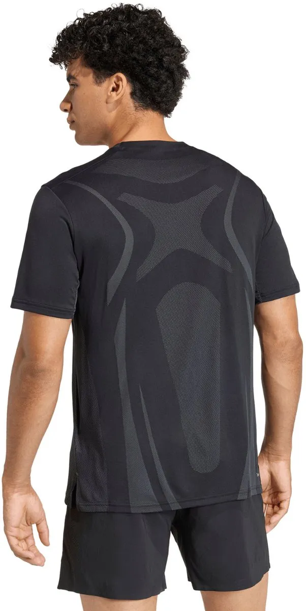 Adidas T-shirt Heren Airchill Intensity L - Zwart