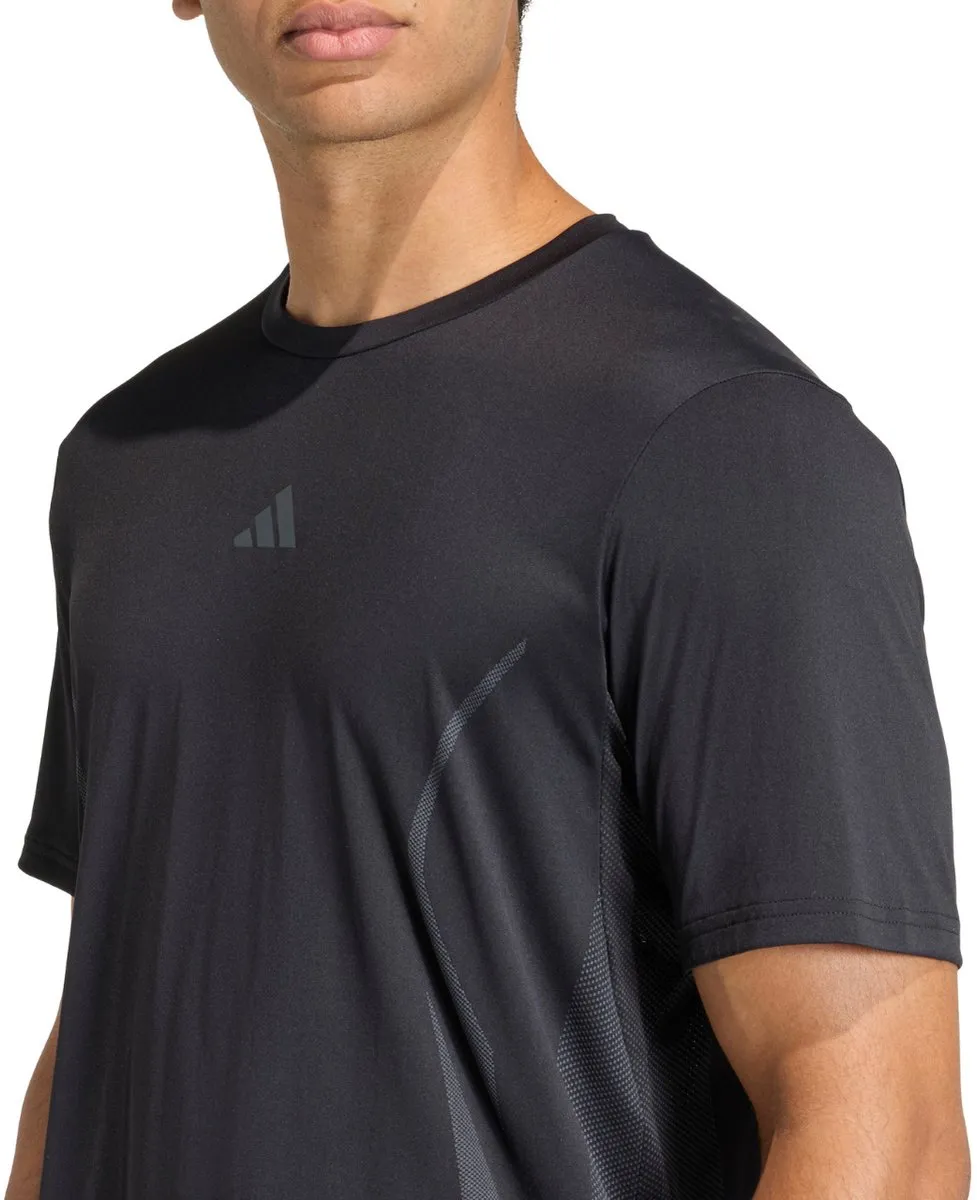 Adidas T-shirt Heren Airchill Intensity L - Zwart