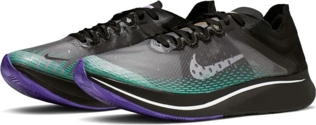Nike Zoom Fly SP Fast AT5242-001 - Hardloopschoen 37.5 - Zwart