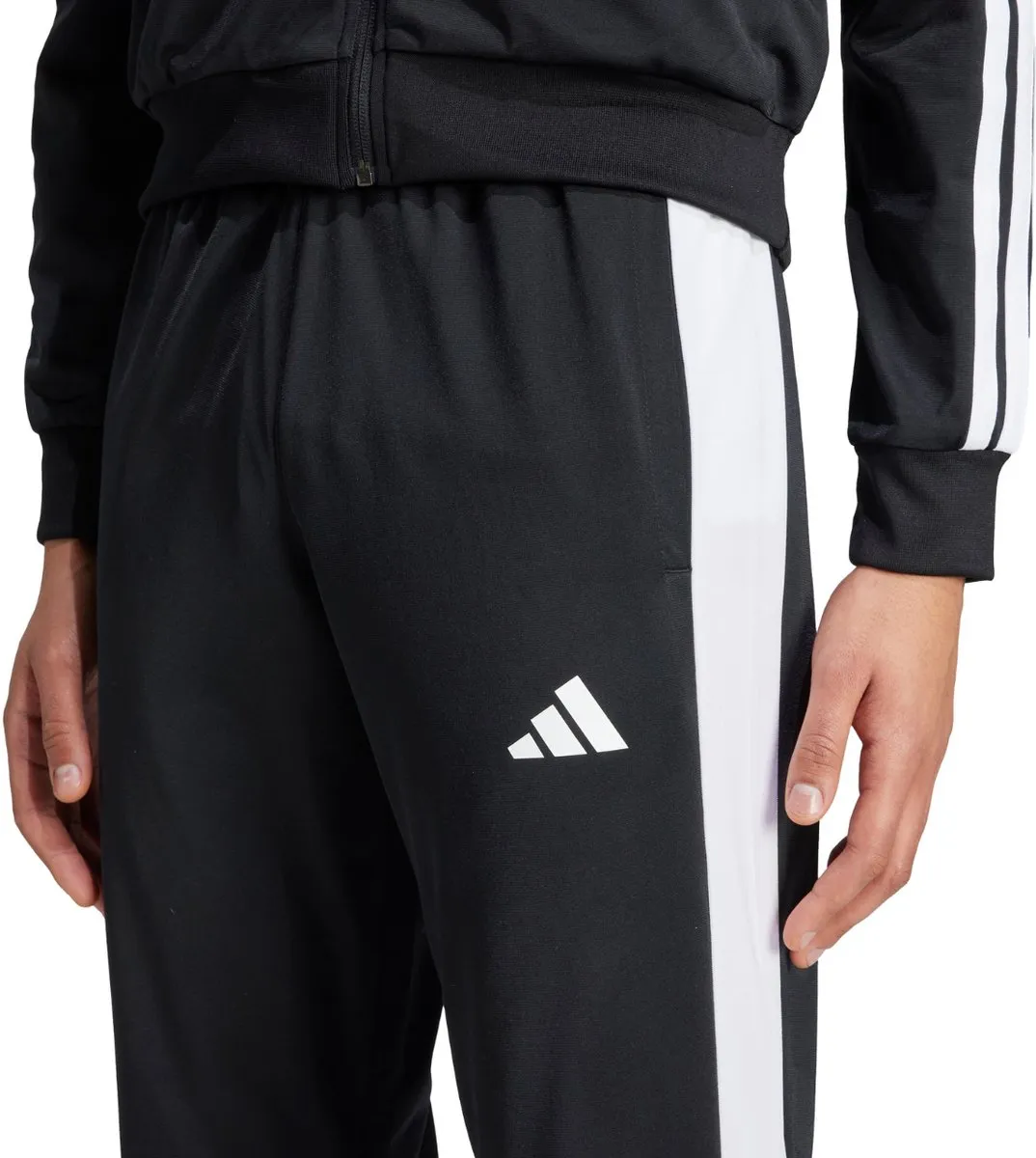 adidas Snap Track Heren Trainingsbroek M - Zwart