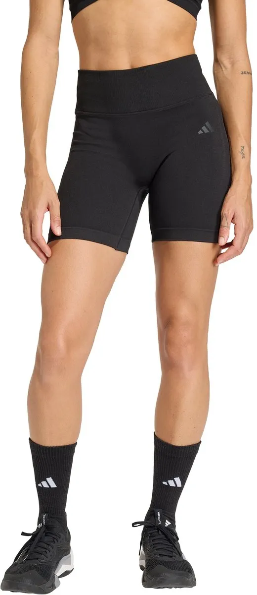 adidas Performance Workout Essentials Knit Scrunch Legging 5-Inch - XS - Zwart