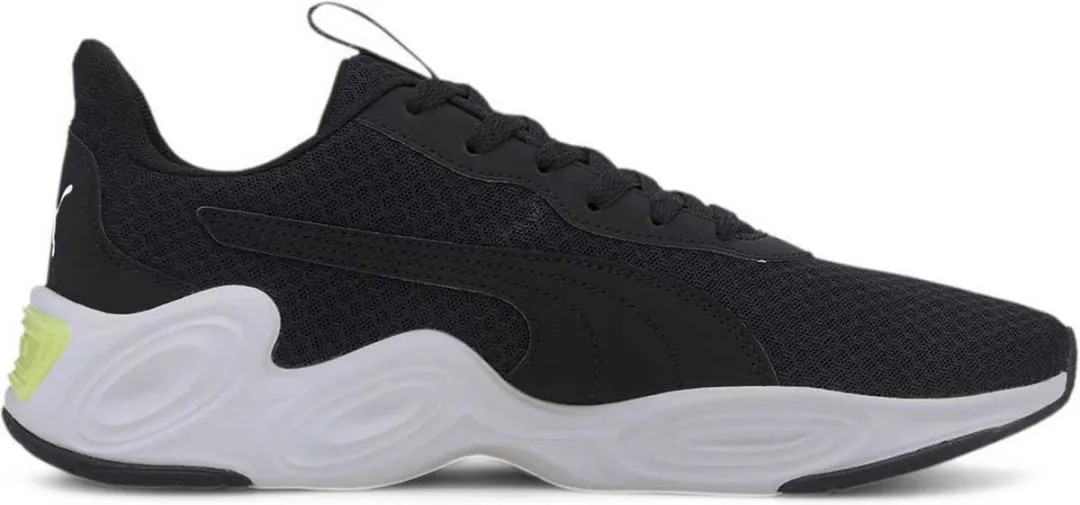 PUMA Cell Magma Clean Hardloopschoenen - EU 41 - Zwart/Wit/Geel