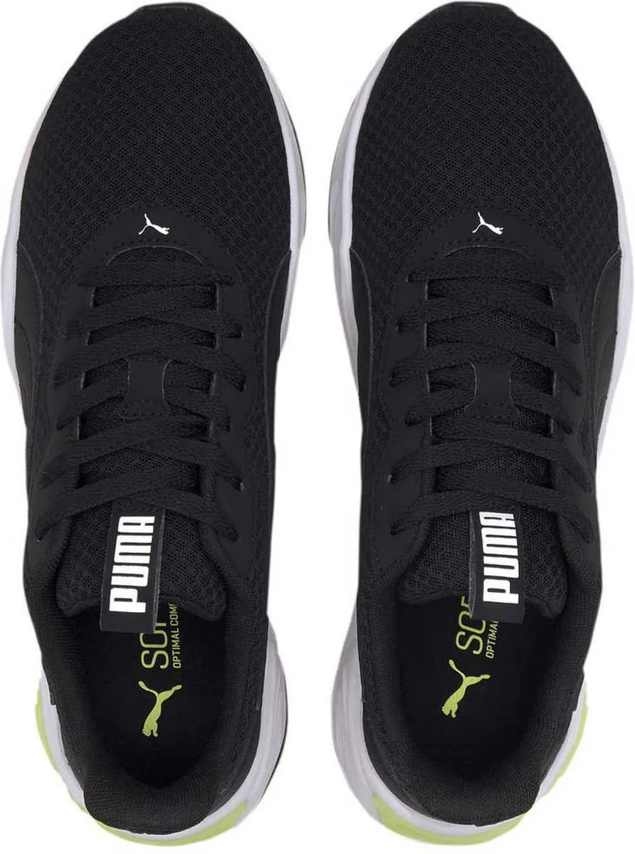 PUMA Cell Magma Clean Hardloopschoenen - EU 41 - Zwart/Wit/Geel