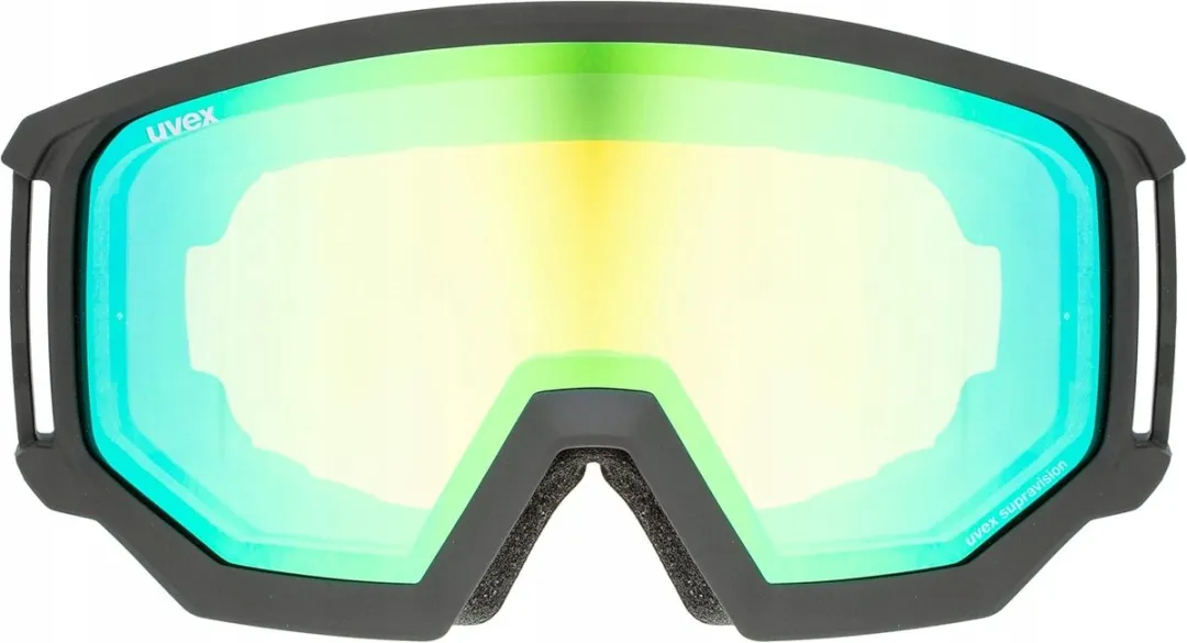Uvex Ski Bril Panoramisch - Meekleurend Zwart