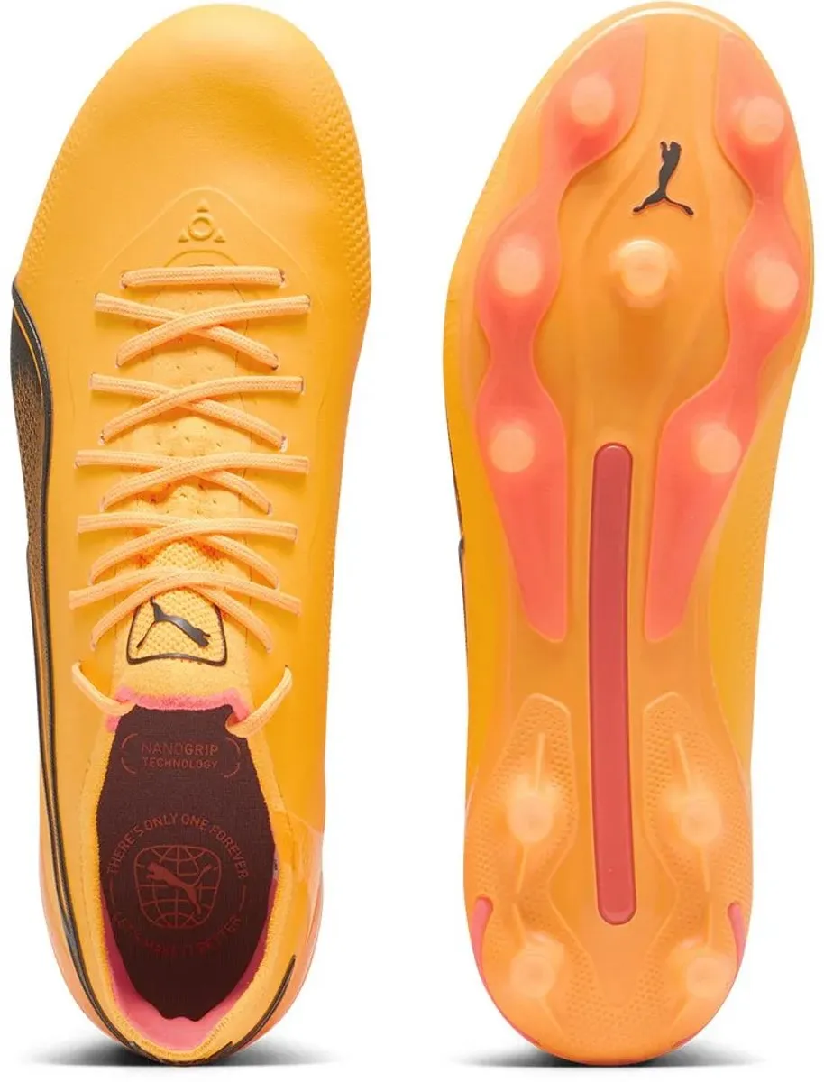 PUMA King Ultimate FG/AG Voetbalschoenen 44 - Oranje