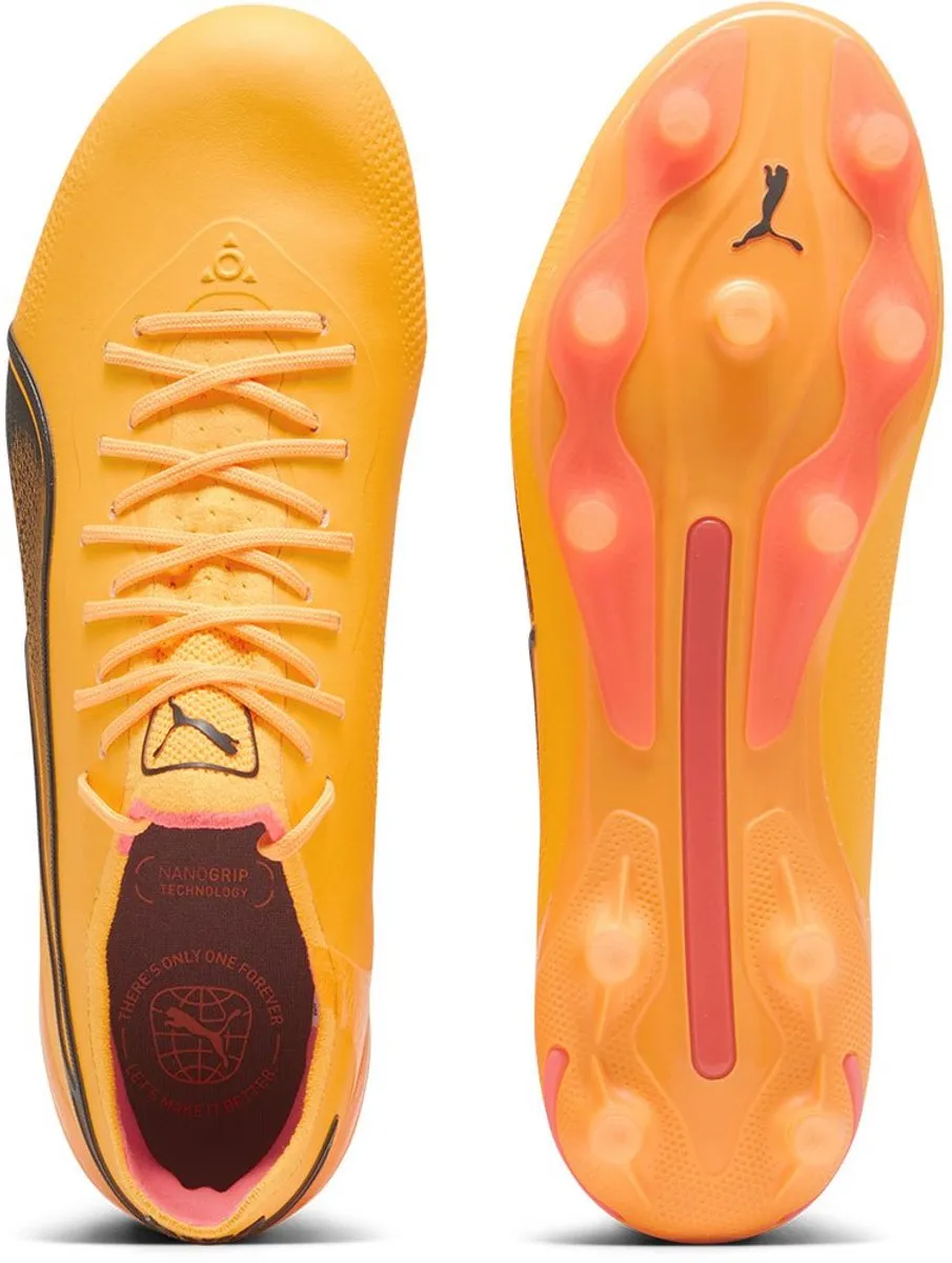 PUMA King Ultimate FG/AG Voetbalschoenen 44 - Oranje