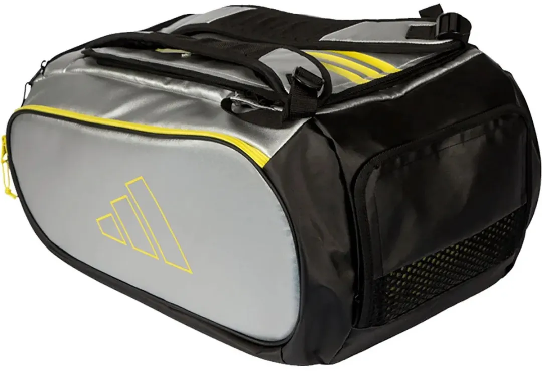Adidas Tour 2026 Padeltas - 3 Vakken - Zilver/Lime