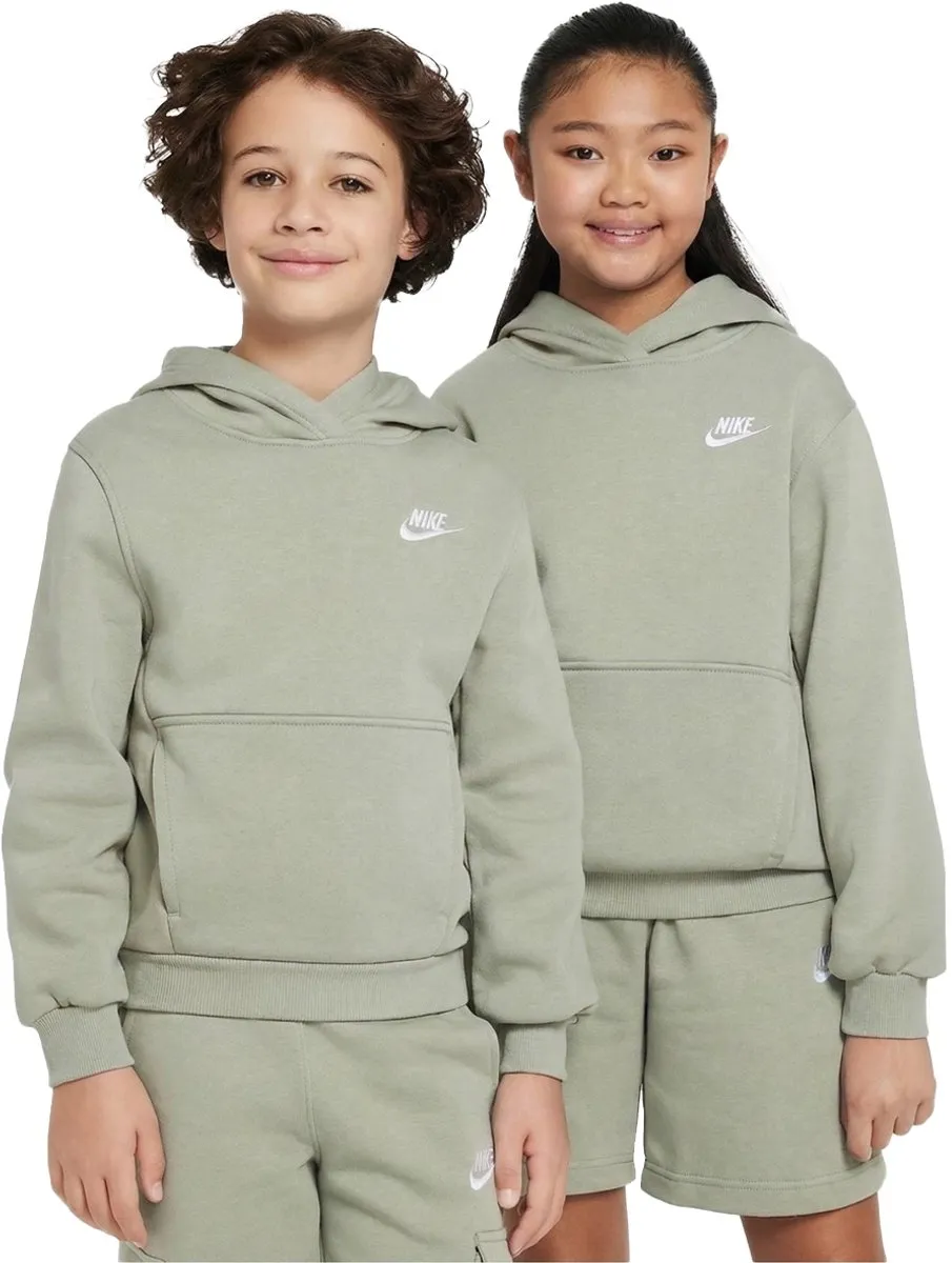 Nike Club Fleece Hoodie - 128 - Groen