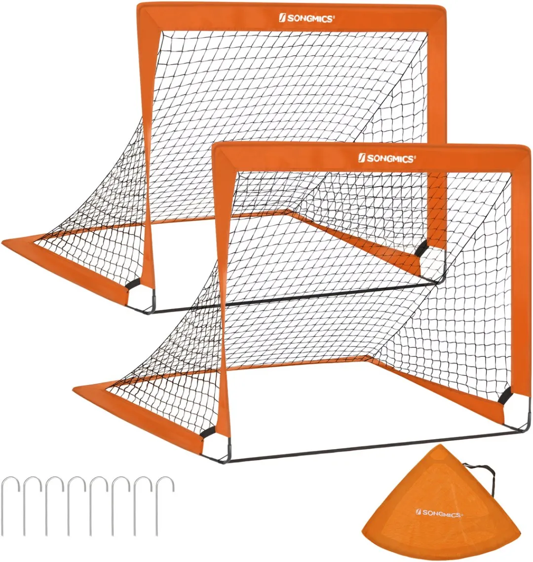 Songmics Pop-up Voetbaldoel 2 Stuks