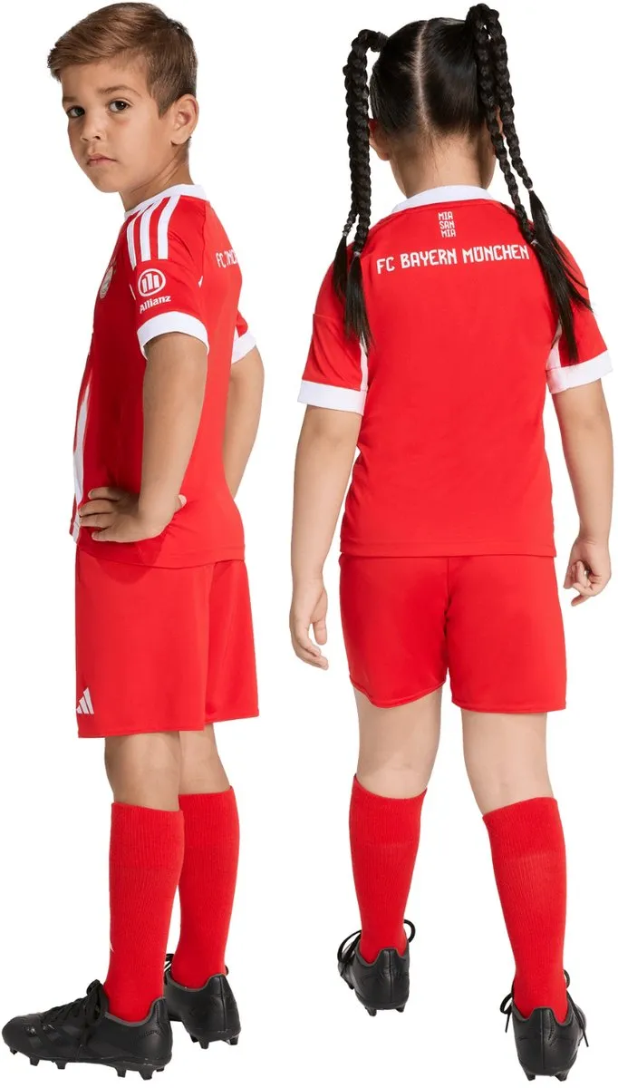 adidas Sportset FC Bayern 25/26 Home - Rood Maat 98