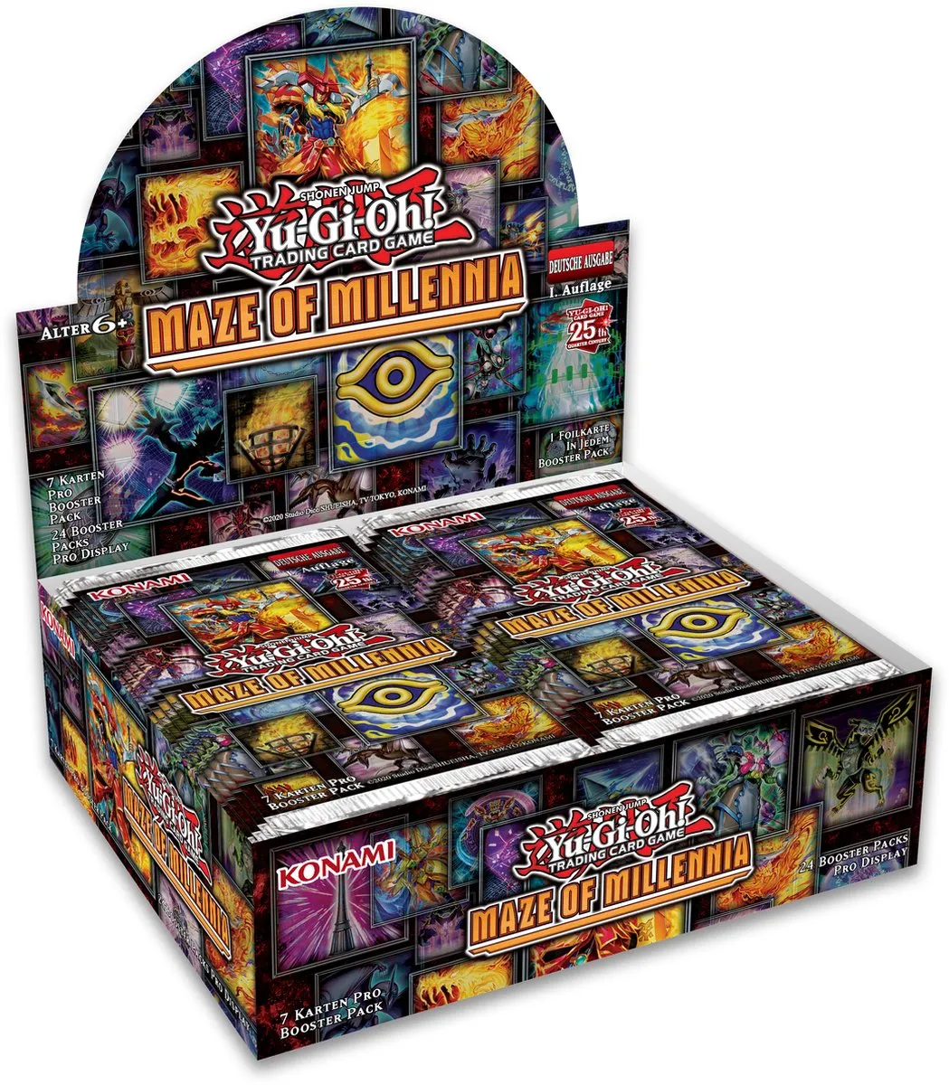 Konami Yu-Gi-Oh! TCG Maze of Millennia Booster Display