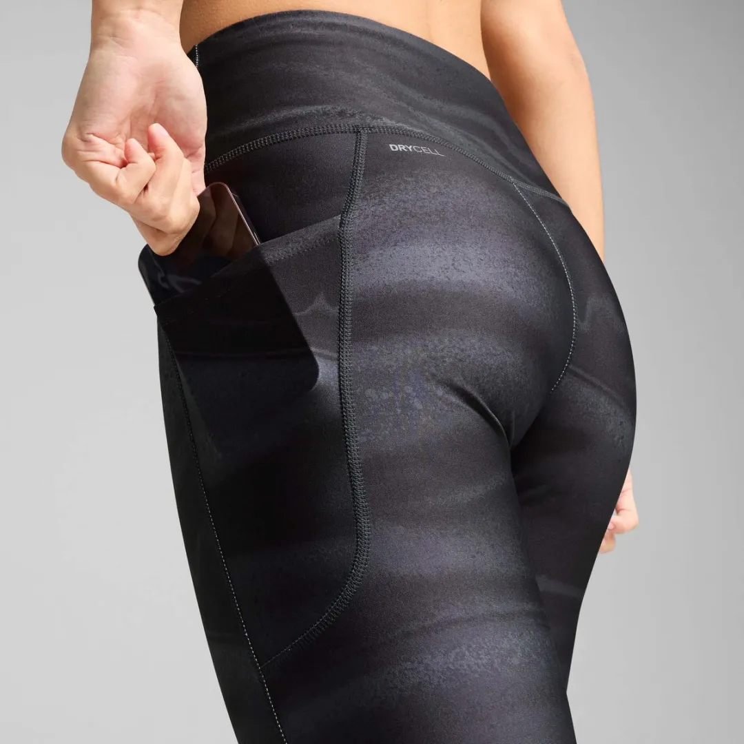 PUMA W Run Velocity AOP Tight Legging - XS - Zwart