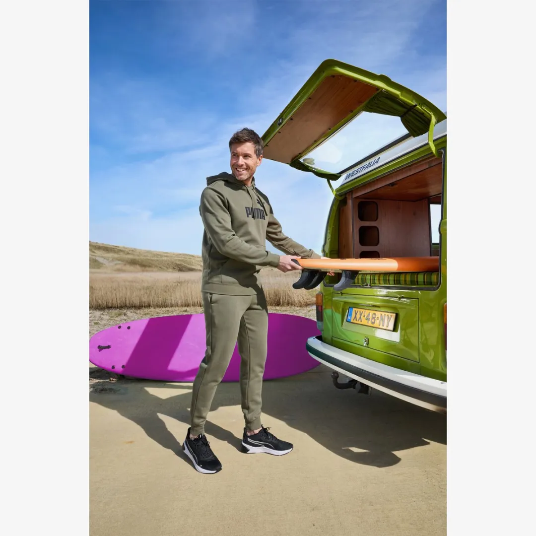 PUMA ESS NO. 1 Logo Heren Joggingbroek - Maat L - Groen