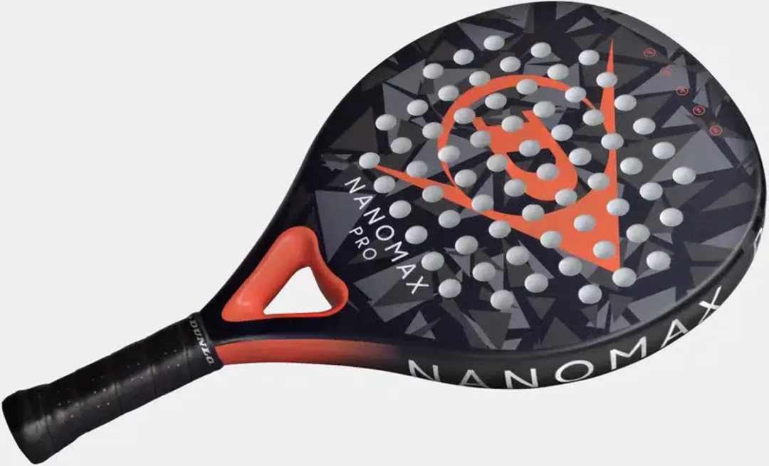 Dunlop Nanomax Pro Padelracket - L2 Grip - Zwart/Rood