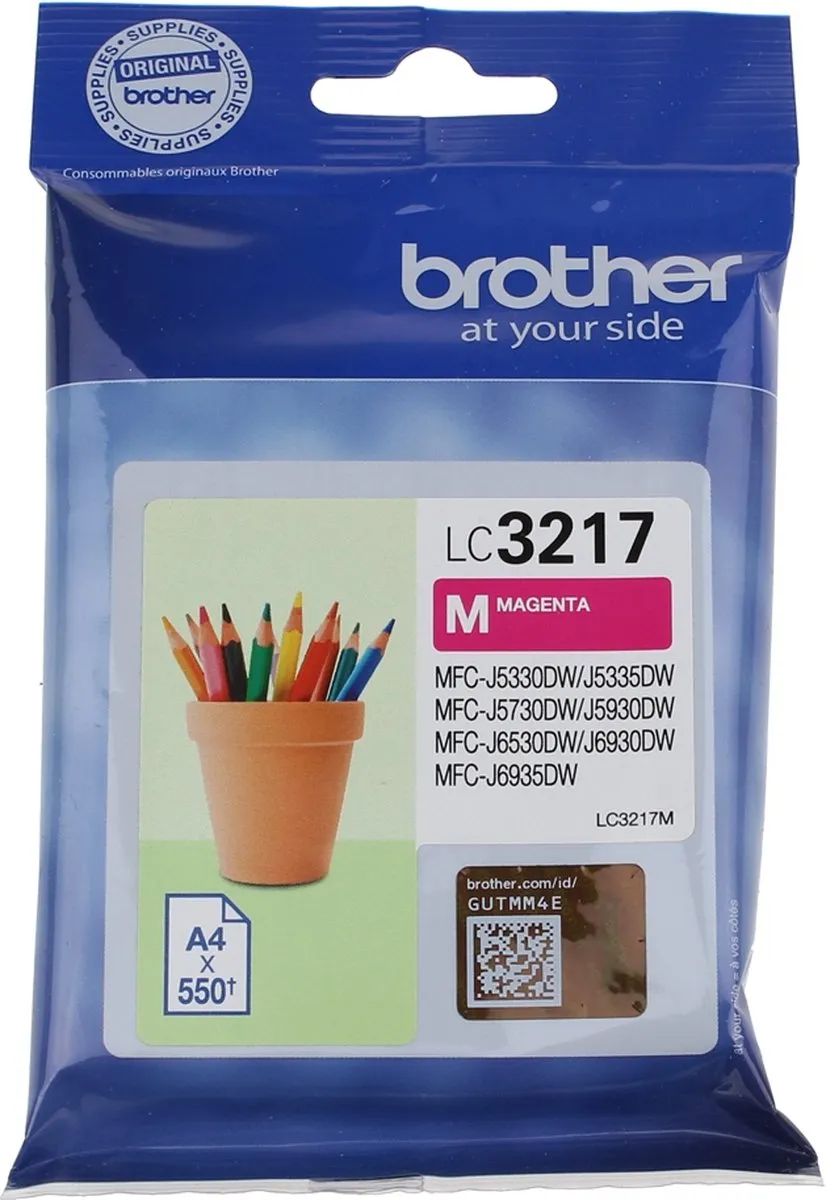 Brother LC-3217M Magenta Inktcartridge - 125ml