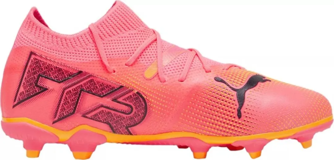 PUMA Future 7 Match Voetbalschoenen 42.5 - FG/AG - Oranje Roze