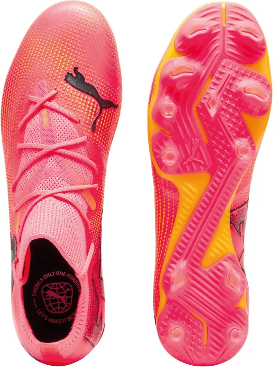 PUMA Future 7 Match Voetbalschoenen 42.5 - FG/AG - Oranje Roze