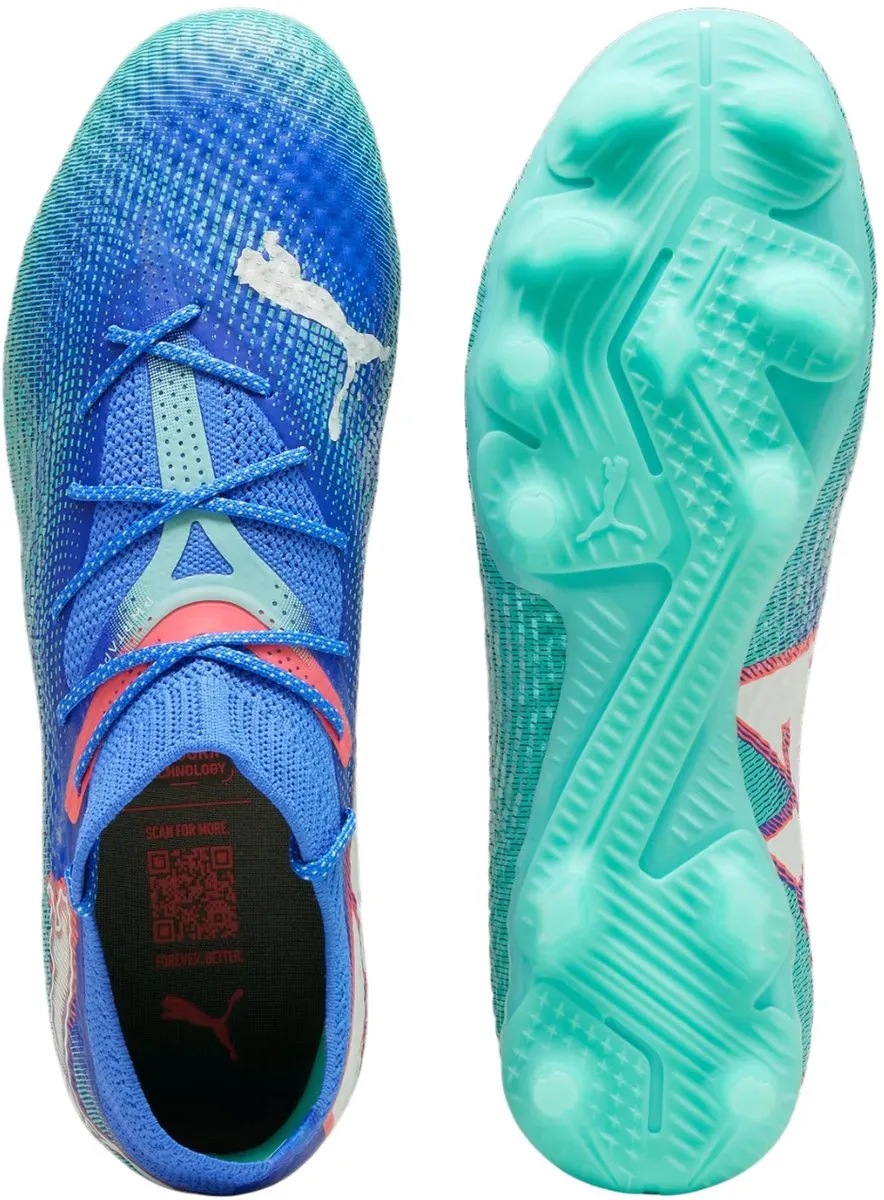 PUMA Future 7 Pro+ FG/AG Schoenen - Blauw 43