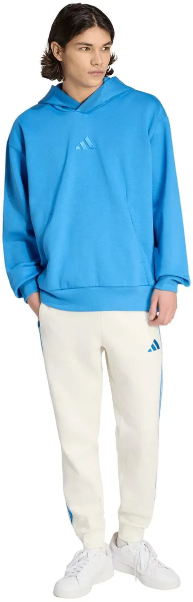 Adidas ALL SZN Fleece Hoodie Heren - M - Blauw
