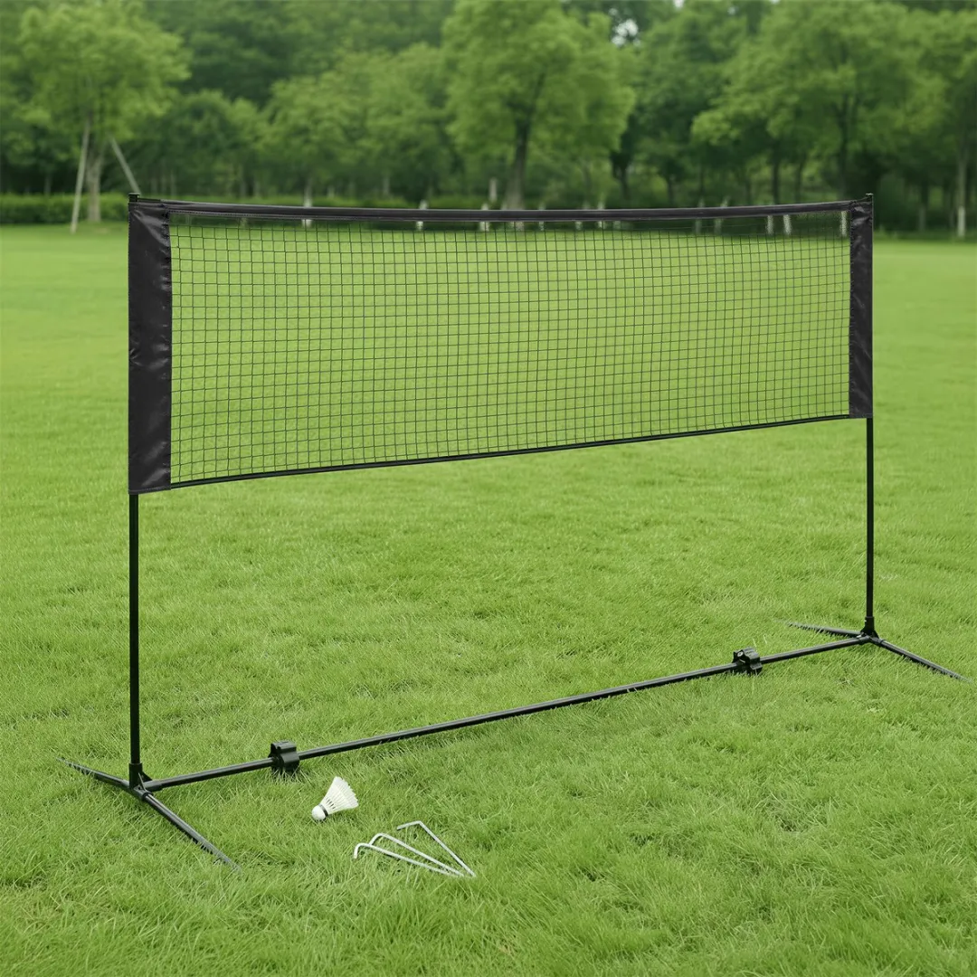 Songmics SYQ500HV1 Badmintonnet - Verstelbaar 100-150cm - 4 Pennen