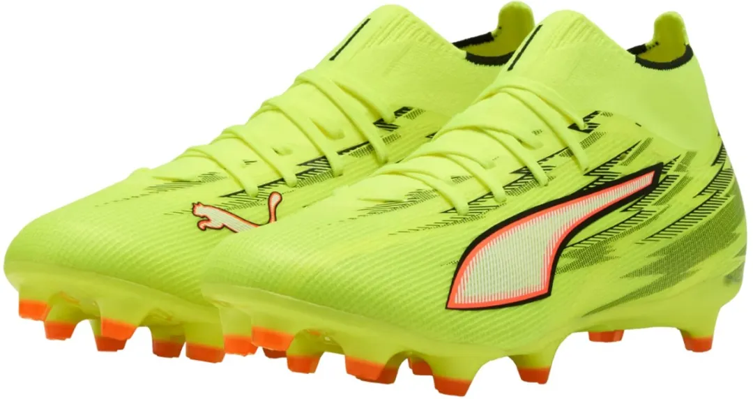 PUMA Ultra 6 Match+ FG/AG Voetbalschoenen - Geel 46