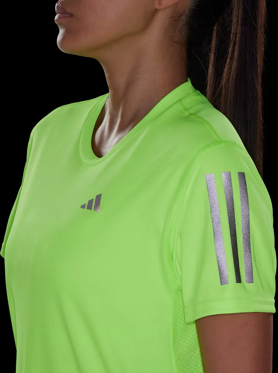adidas Performance Own the Run T-shirt IL4133 - Groen S