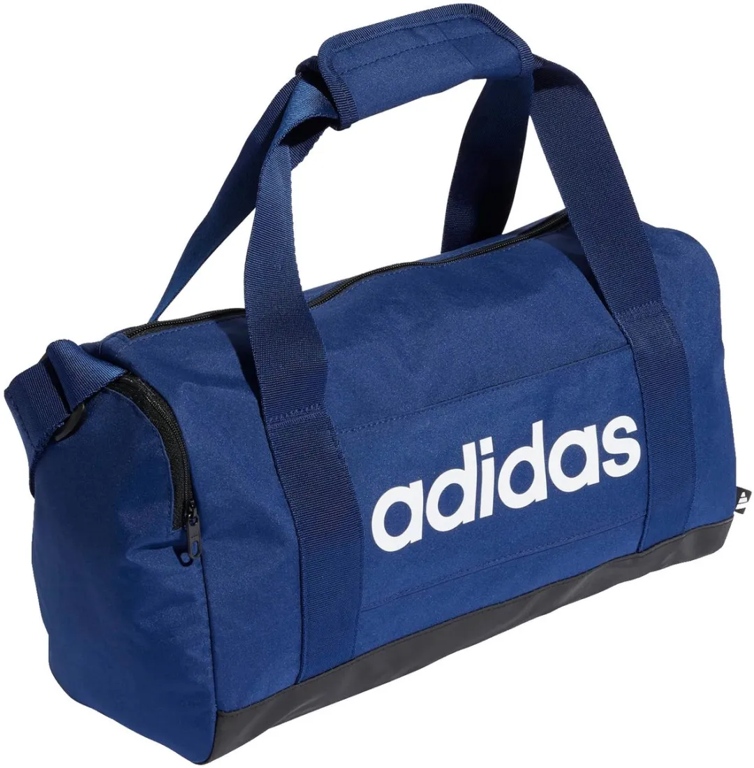 Adidas Linear Sporttas XS 37cm - 12,5L - Donkerblauw/Wit - afbeelding 6 van 6