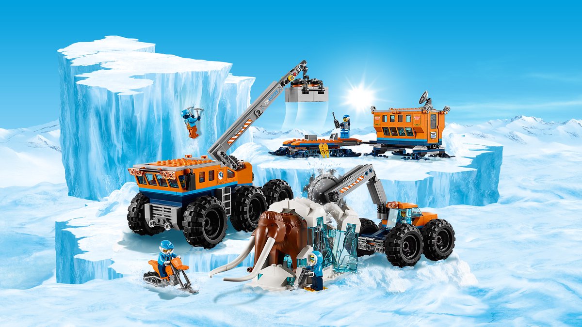 LEGO City Arctic Mobiele Onderzoeksbasis op de Noordpool - 60195