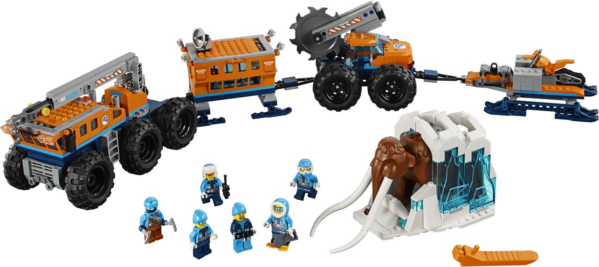LEGO City Arctic Mobiele Onderzoeksbasis op de Noordpool - 60195