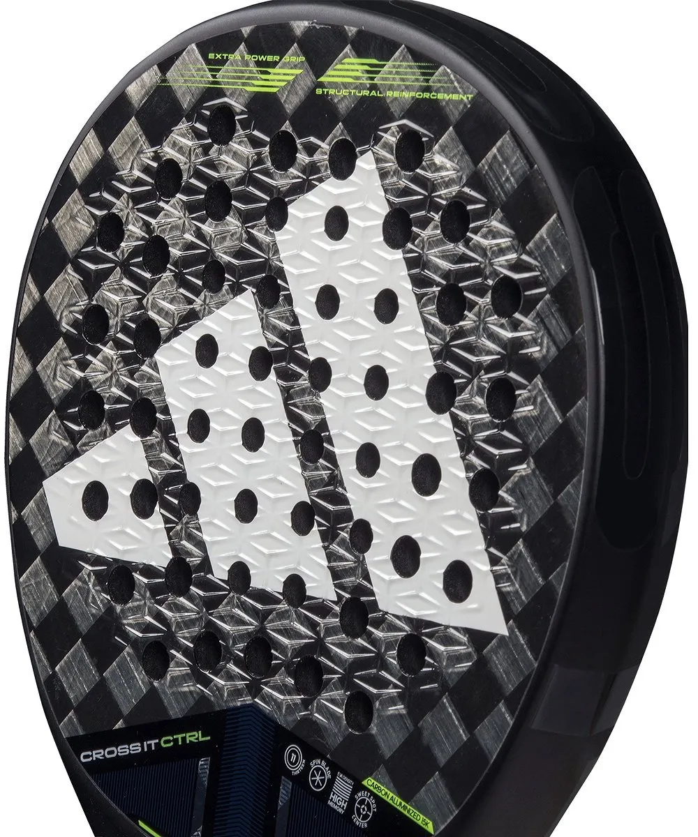 Adidas Cross It Ctrl 3.4 Padelracket L2 - Zwart/Limoen