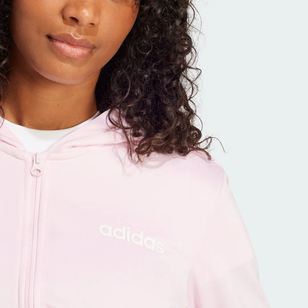 adidas Sportswear Essentials Linear Trainingspak M - Roze