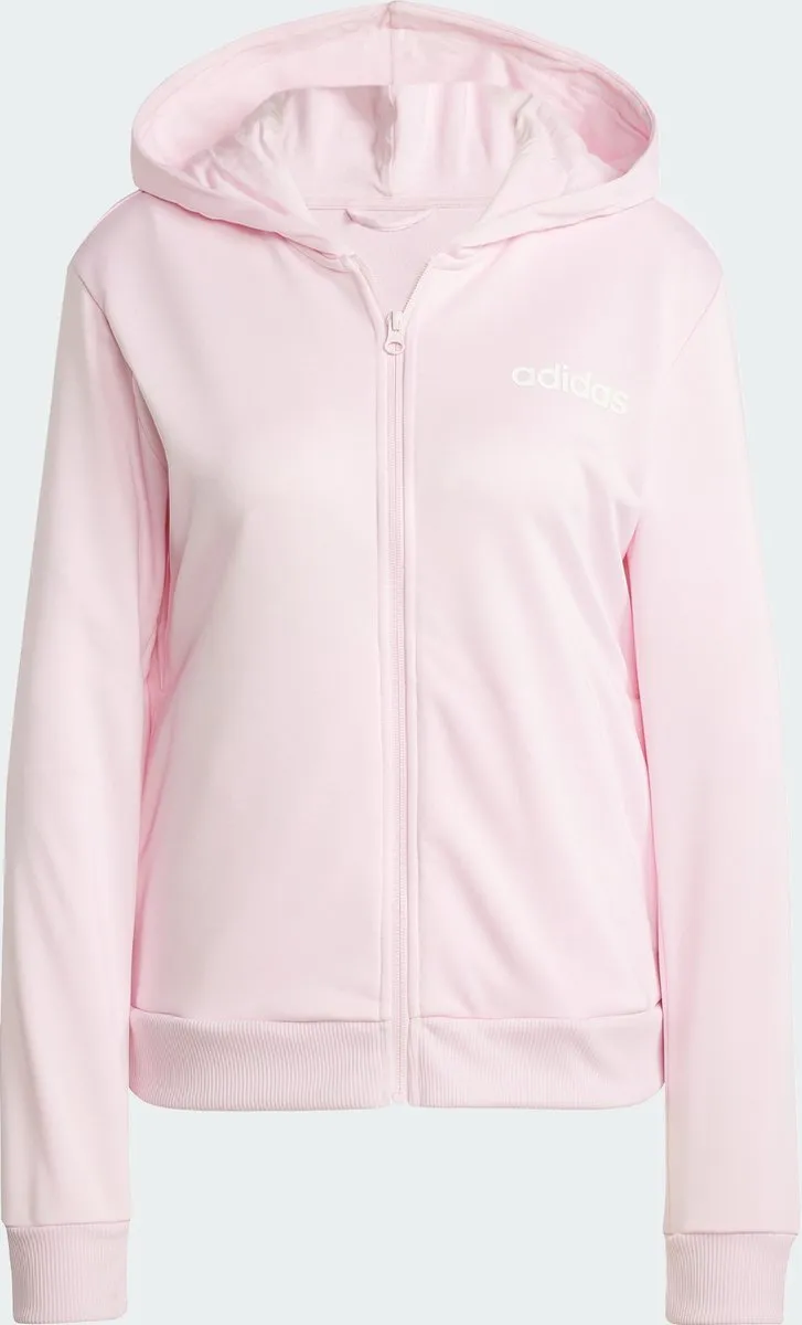 adidas Sportswear Essentials Linear Trainingspak M - Roze