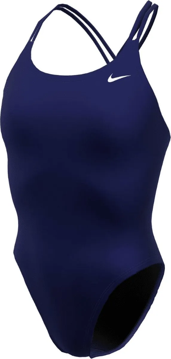 Nike Swim Hydrostrong Spiderback Badpak - Maat 36 - Marineblauw - afbeelding 2 van 6
