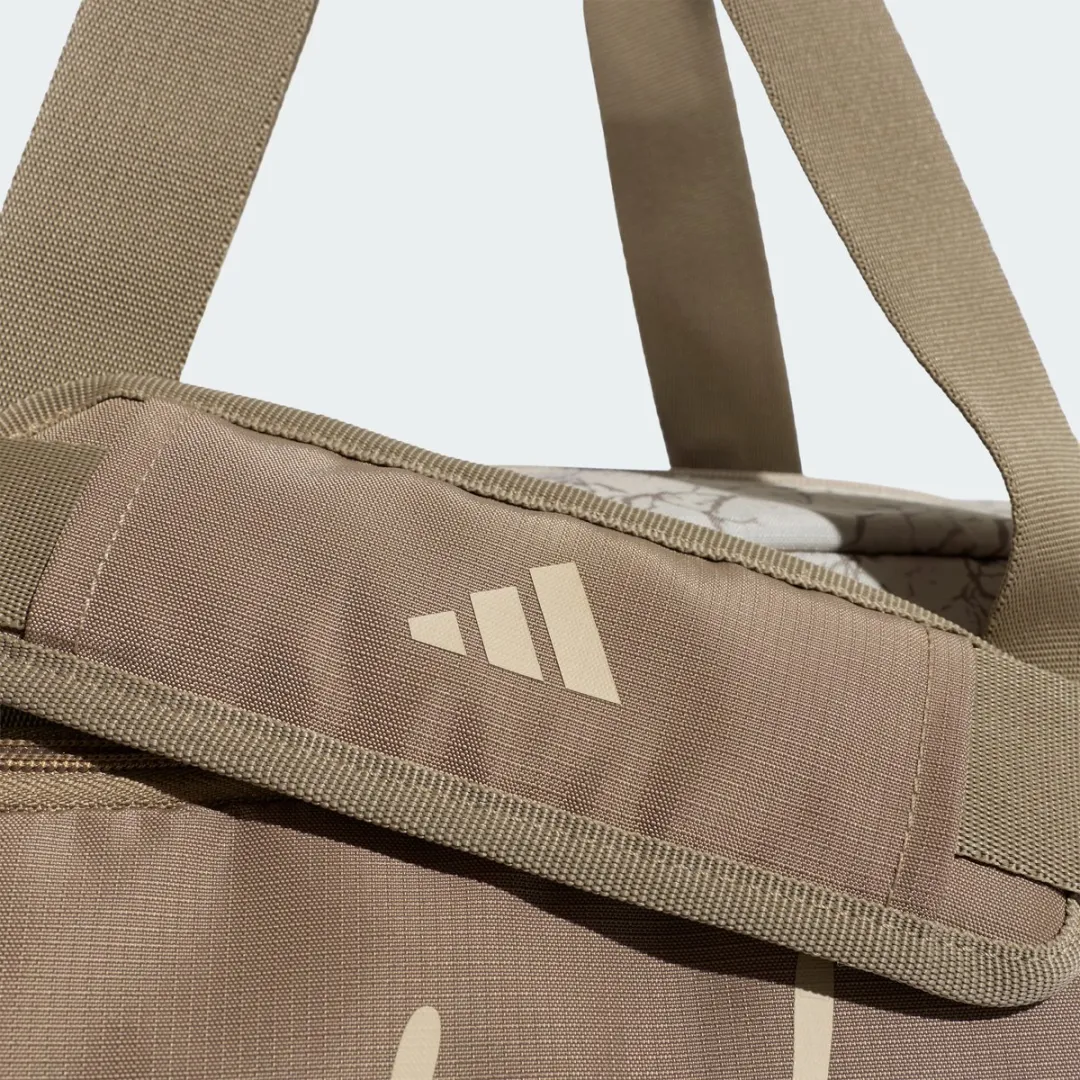 Adidas Woman Defender Allover Graphic Duffel - 31.2L - Beige