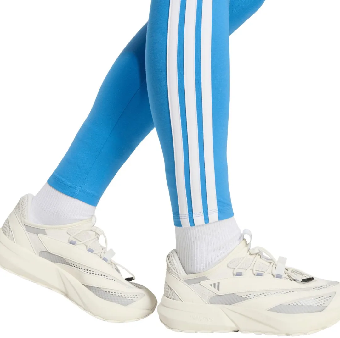 Adidas Essentials 3 Stripes Legging Dames - L - Blauw