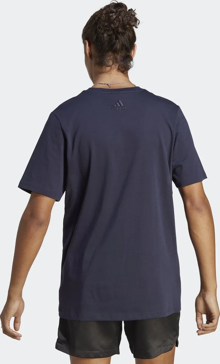 adidas Sportswear Essentials Big Jersey T-shirt IC9348 - Blauw S