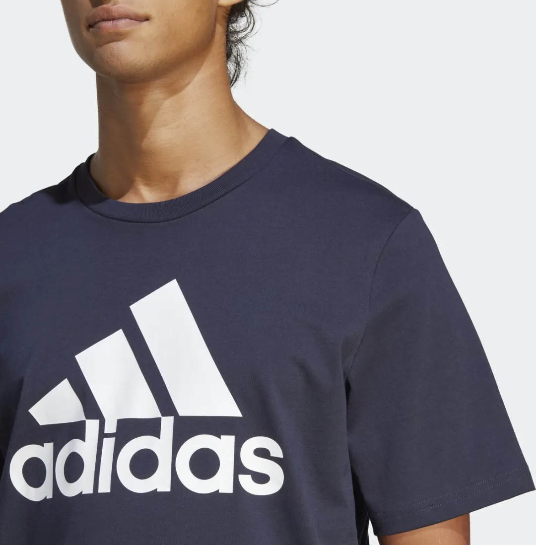 adidas Sportswear Essentials Big Jersey T-shirt IC9348 - Blauw S