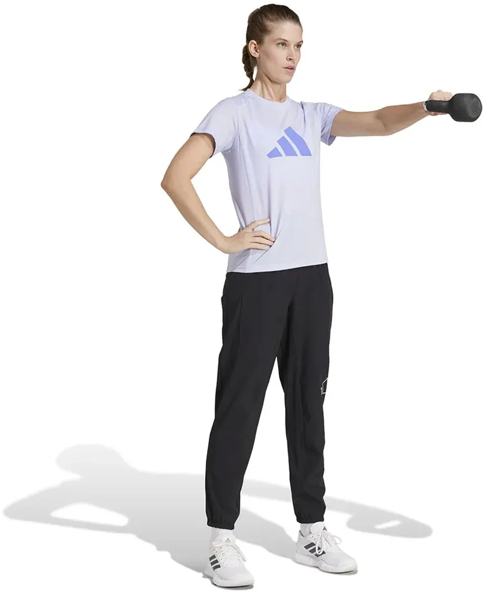 Adidas Train Essentials Logo T-shirt - Blauw S