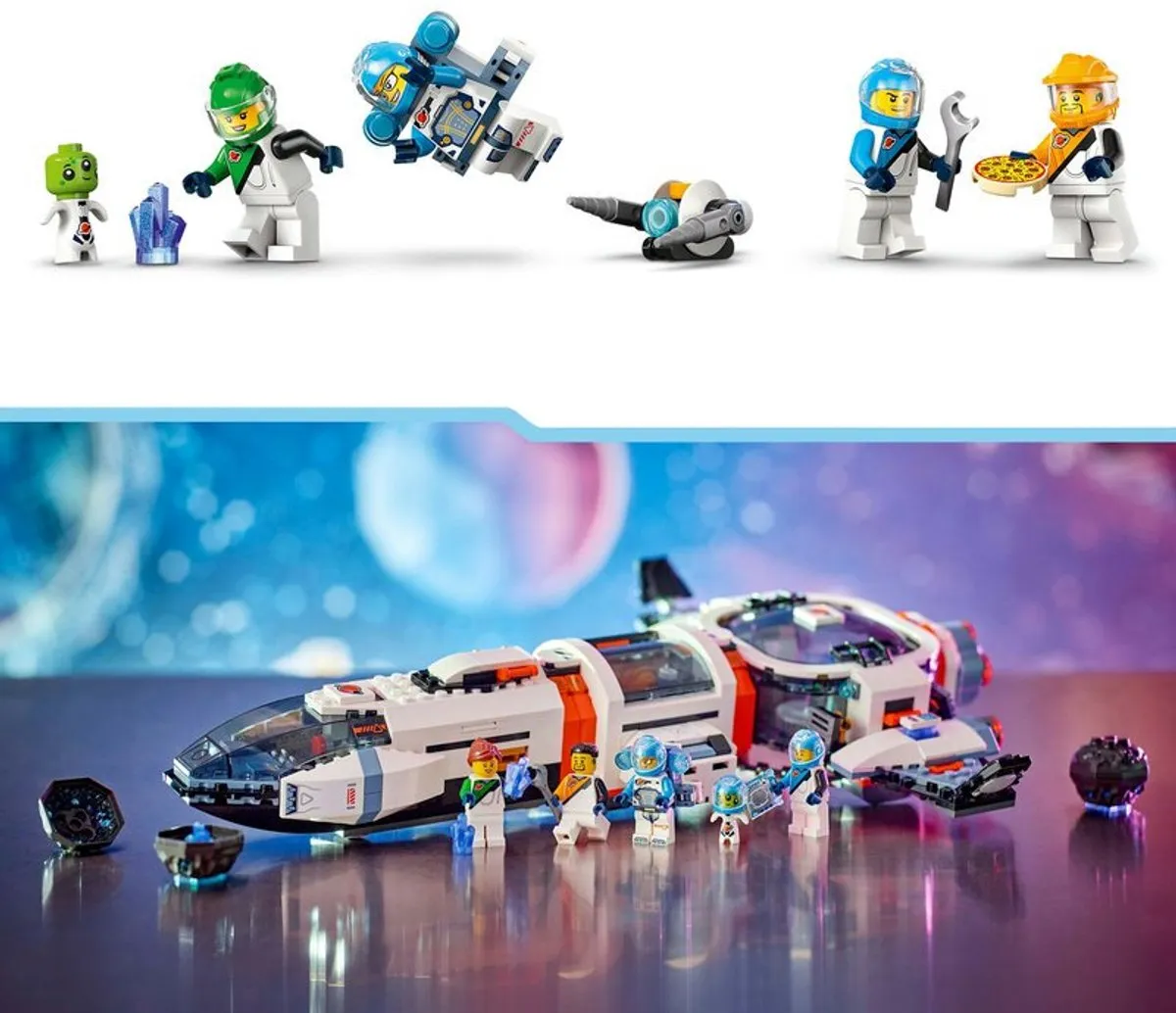 LEGO 60446 Ruimteschip - 717 Stukken - Meerkleurig