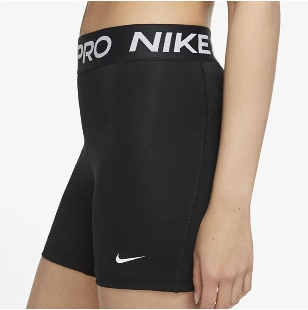 Nike Pro 365 Short Dames CZ9831-010 - XL - Zwart/Wit