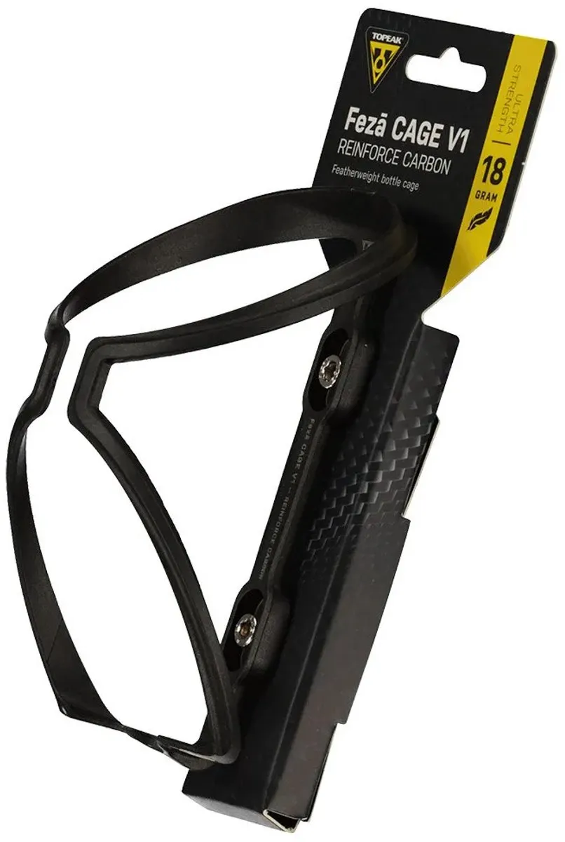 Topeak Feza Cage V1 Carbon Bidonhouder - Zwart